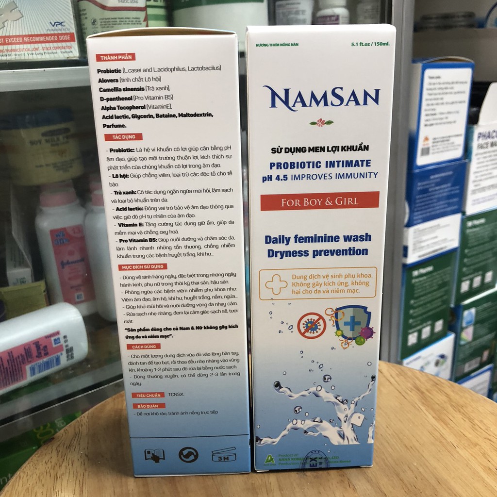 Dung dịch vệ sinh phụ nữ NAMSAN 150ml
