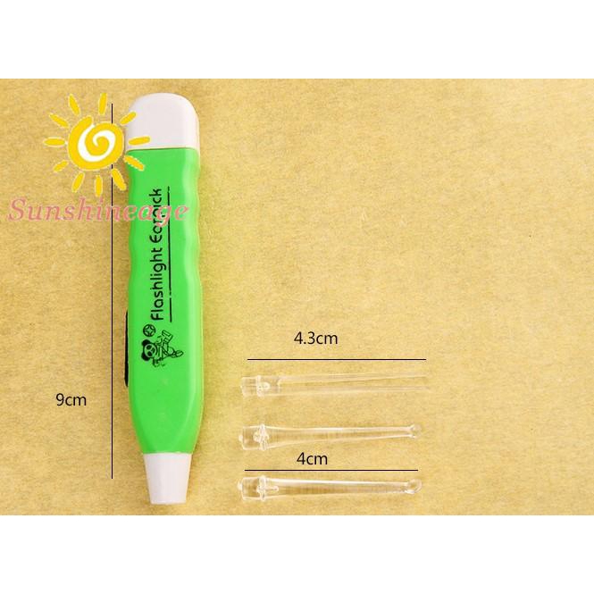 [Hàng mới về] Dụng cụ lấy ráy tai đa năng có đèn quat sát an toàn cho trẻ em