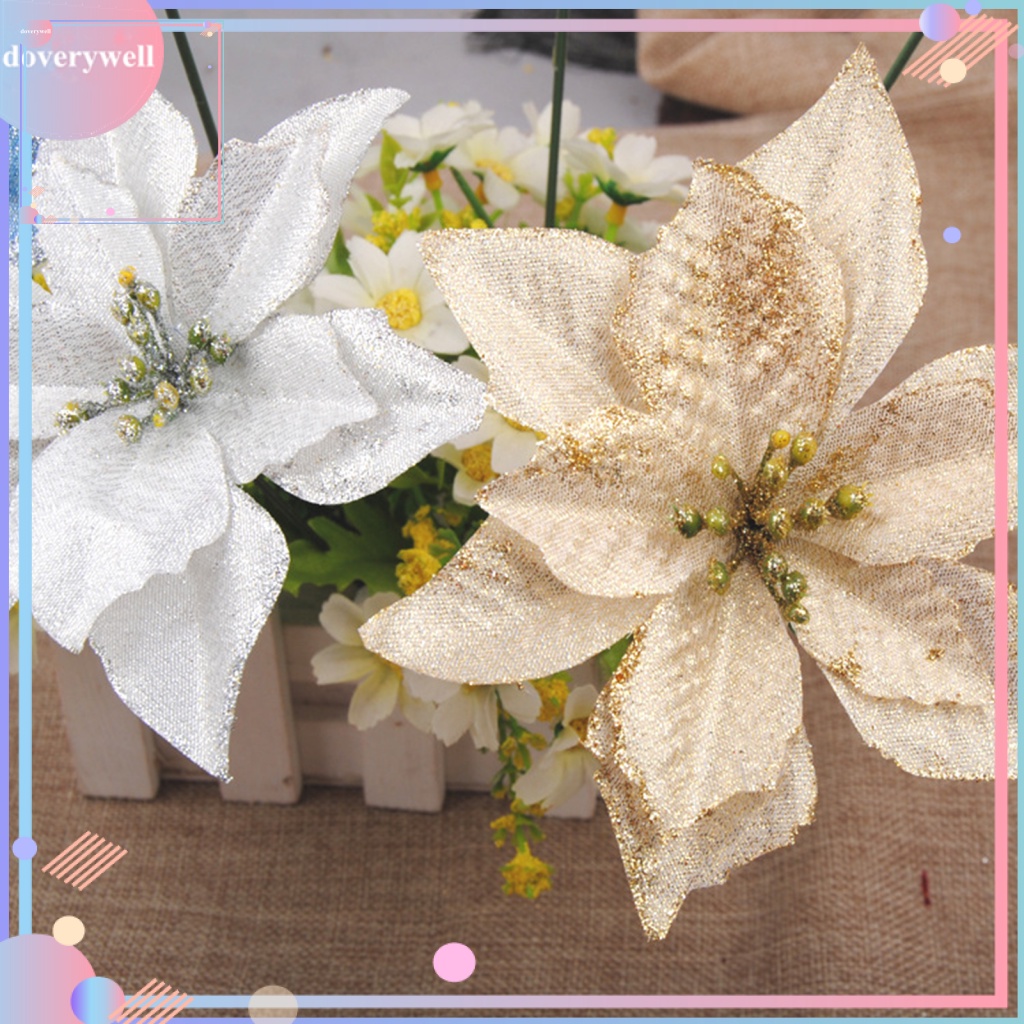 Cây Hoa Giả Bằng Nhựa Trang Trí Nhà Cửa DIY