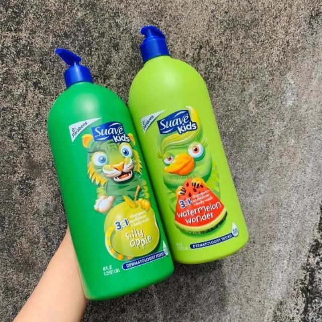 Sữa tắm suave kids 3in1 của mỹ chai 1l 18