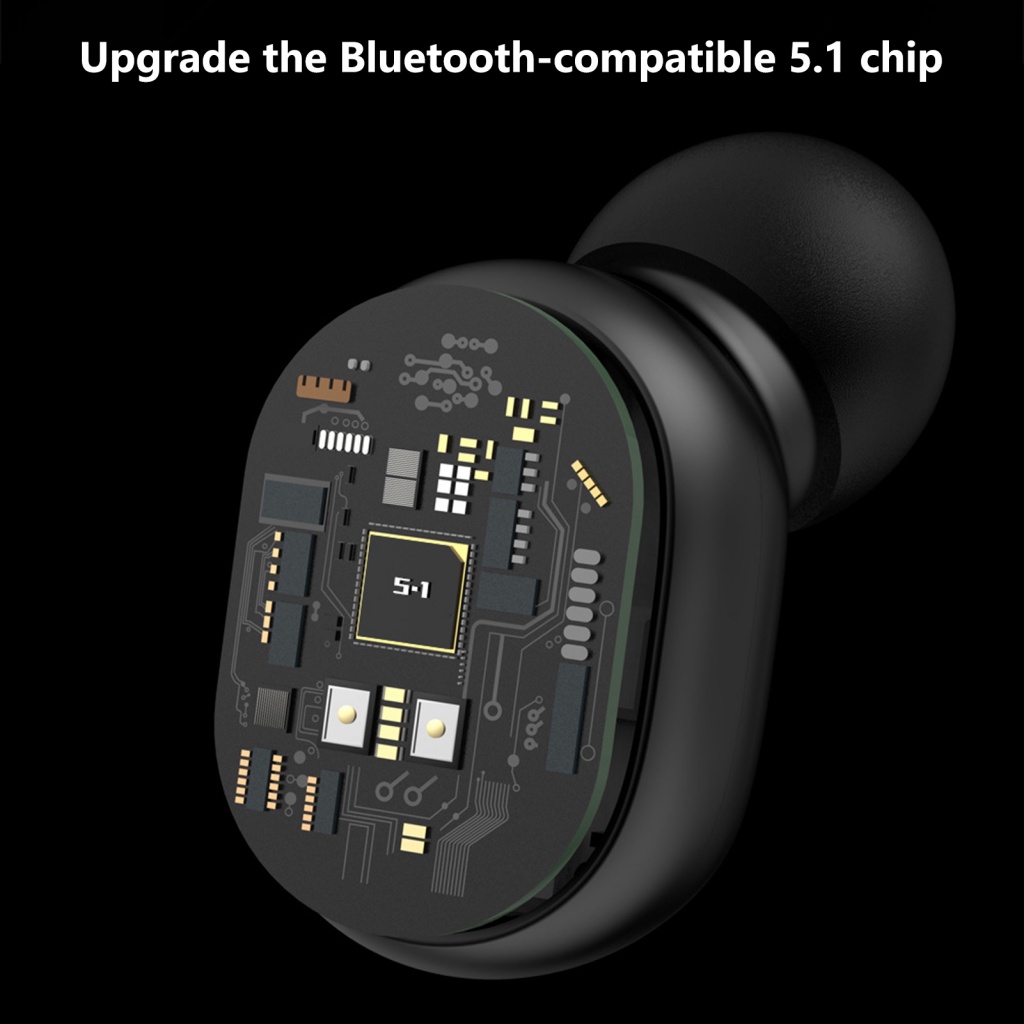 1 Cặp Tai Nghe Nhét Tai E6S Kết Nối Bluetooth 5.0 Âm Thanh HiFi