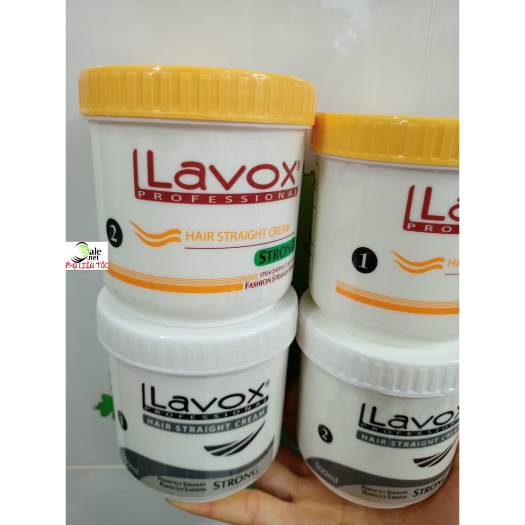 1 cặp 2 hủ Duỗi tóc lavox dung tích 500ml