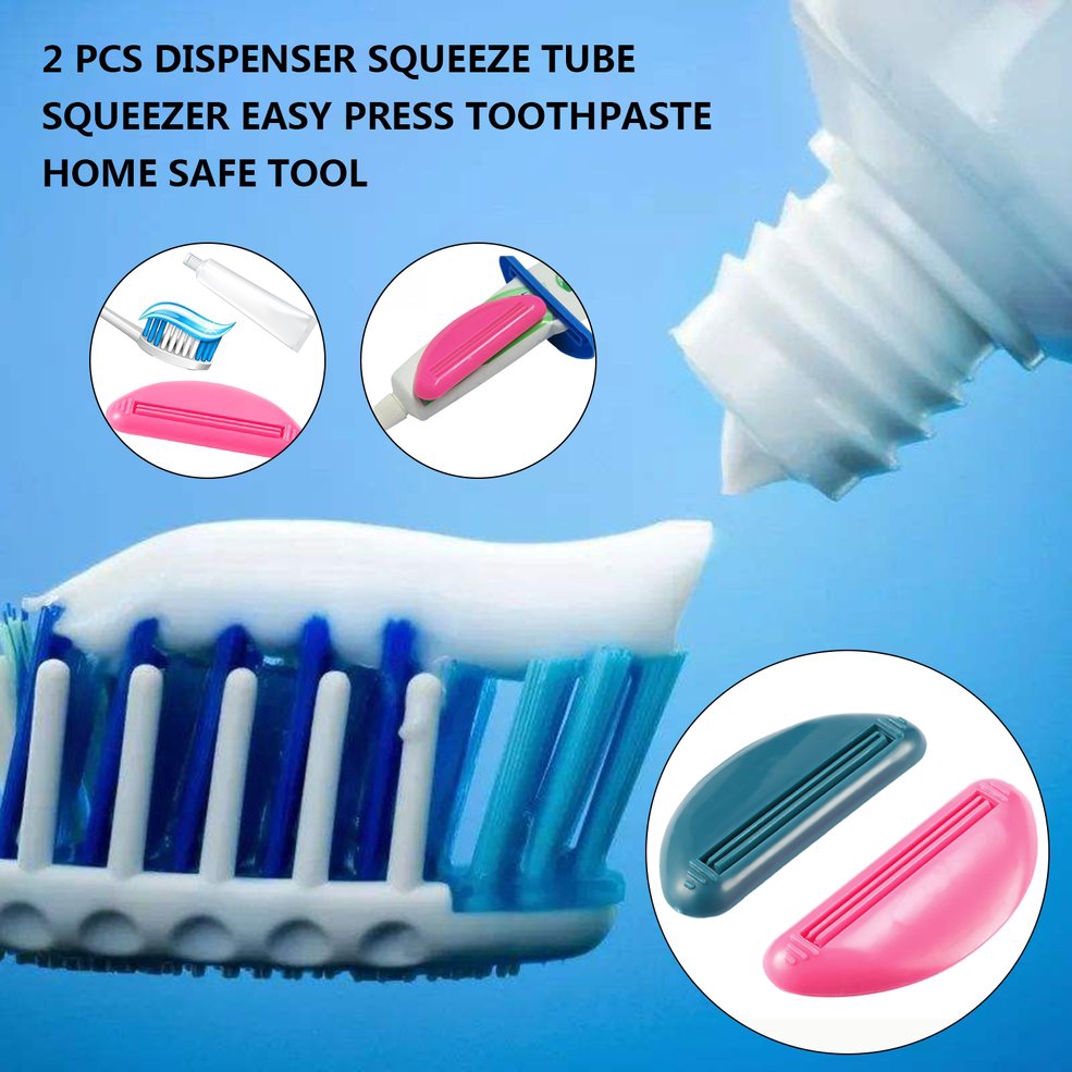Set 2 Dụng Cụ Nặn Kem Đánh Răng Tiện Lợi