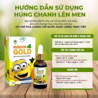 Dầu húng chanh Minion 30ml