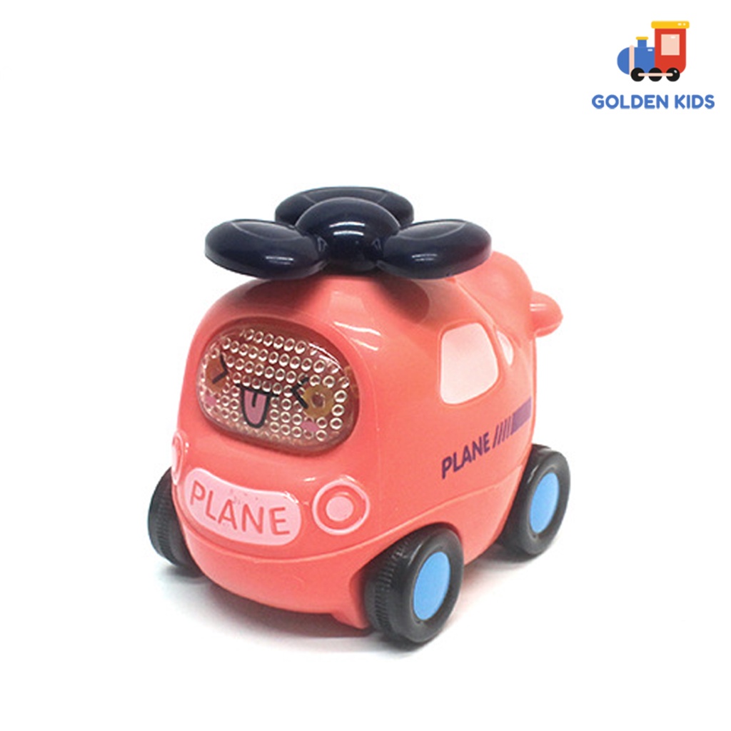 Bộ ô tô đồ chơi quán tính mô tả xe cứu hỏa, cứu thương, cảnh sát, taxi hấp dẫn cho bé