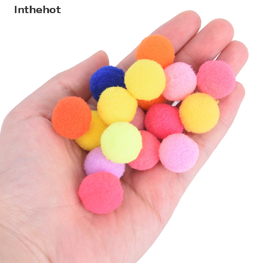 Bộ 100 Bóng Cotton mini 10mm 20mm