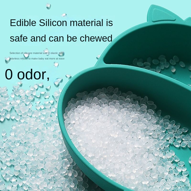 ♛Bộ Dụng Cụ Ăn Uống Bằng Silicone Tiện Dụng Cho Bé