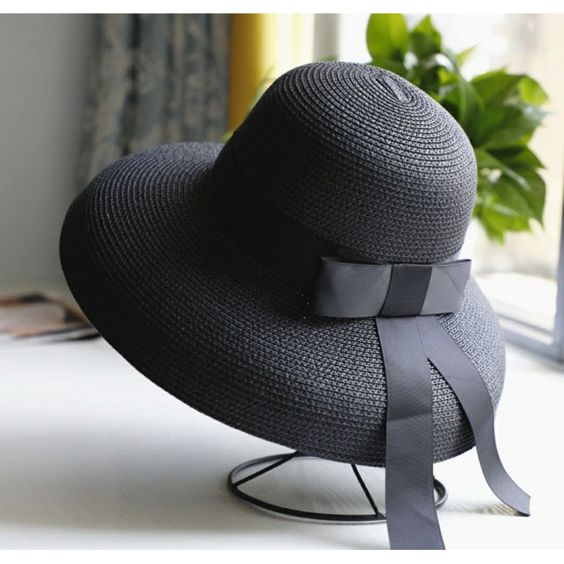 Nón rộng vành đi biển mùa hè chống nắng fedora Mũ rộng vành đẹp