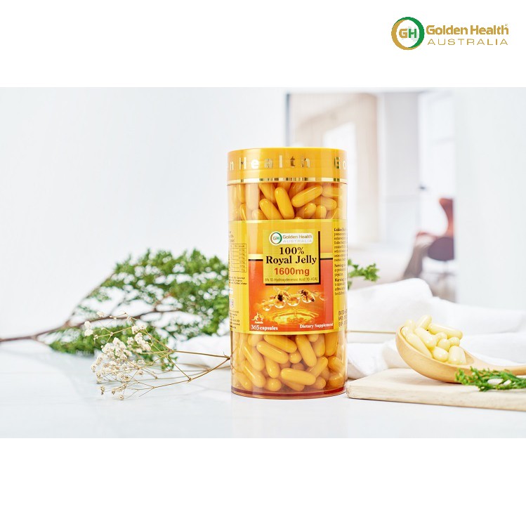 [GOLDEN HEALTH] Viên sữa ong chúa - Royal Jelly 1600mg hộp 365 Viên | BigBuy360 - bigbuy360.vn