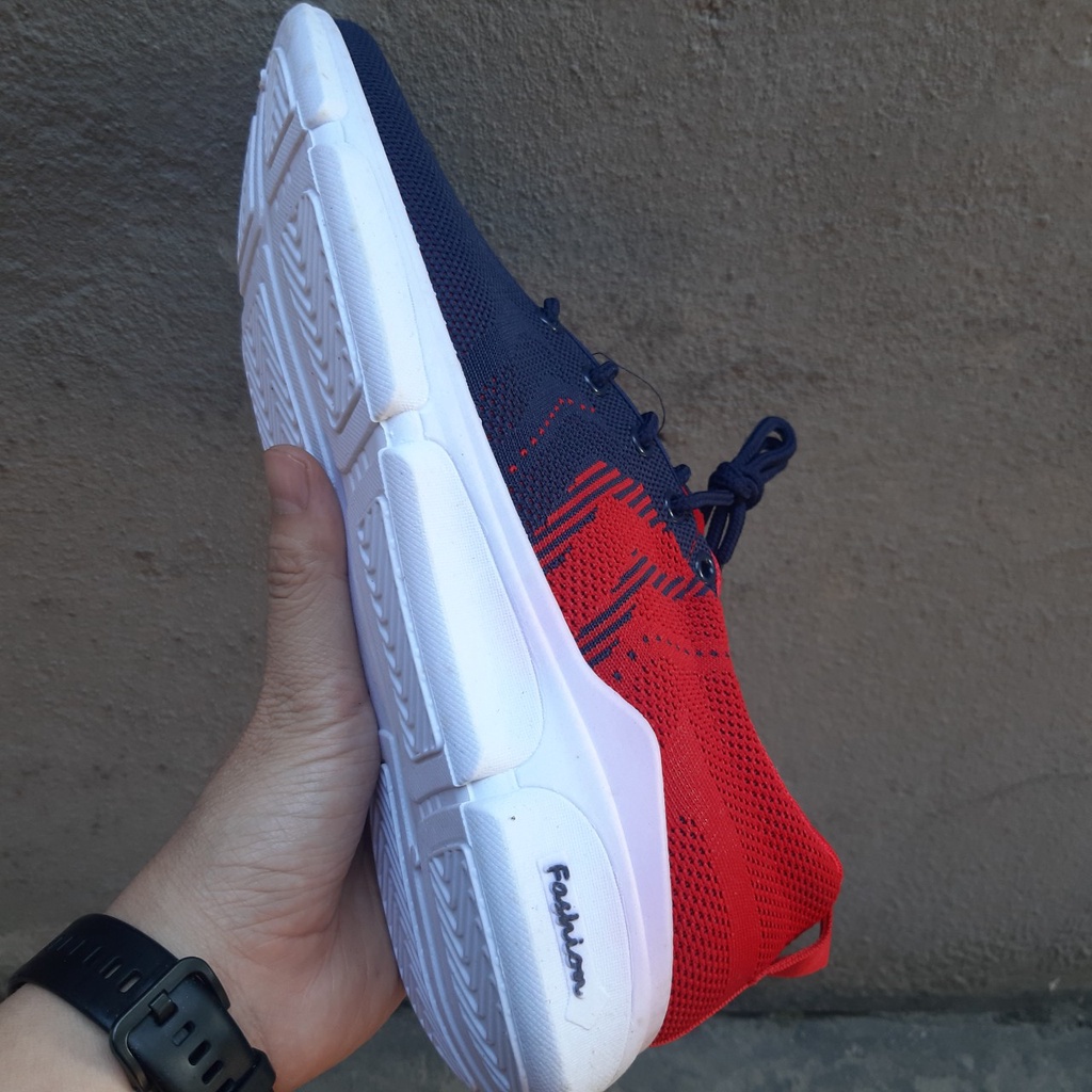 (Ảnh Thật)Giày Thể Thao Nam Spiso S036 Đỏ Xanh