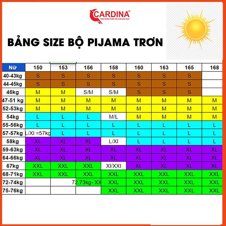 👡 Đồ bộ pijama nữ CARDINA chất lụa satin Nhật cao cấp áo cộc tay quần dài đơn giản nhẹ nhàng 1Pi05. 👡