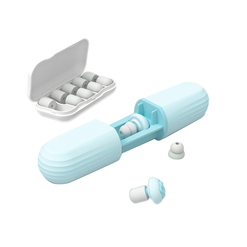 Nút Bịt Tai Chống Ồn Bằng Silicon Mềm Có Thể Tái Sử Dụng Cho Tai Khi Ngủ