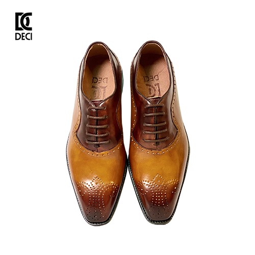 Giày tây nam đánh màu patina công sở cao cấp BROGUE_7