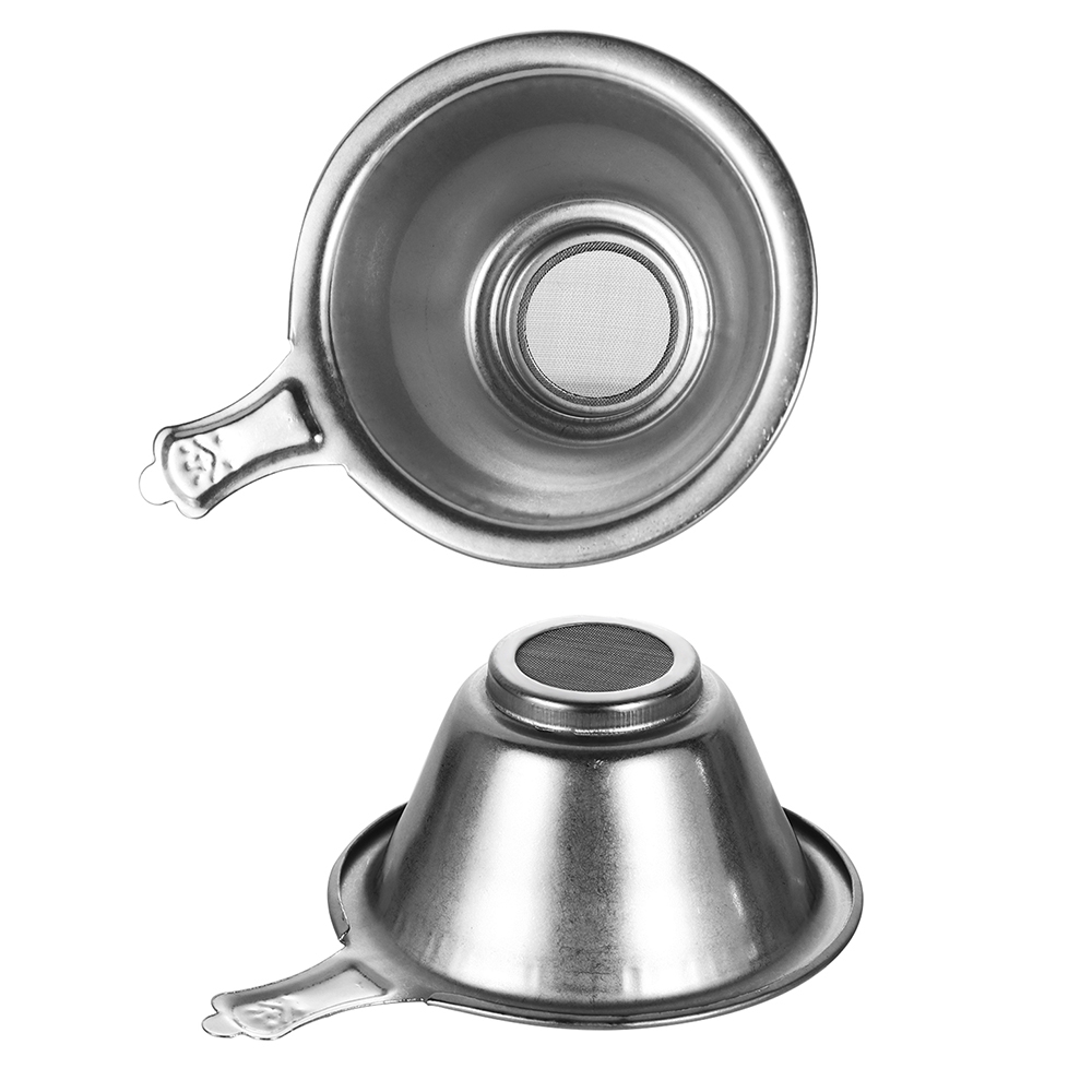 Dụng cụ lưới lọc trà bằng inox có thể tái sử dụng