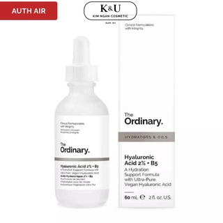 Tinh chất cấp nước, phục hồi da The Ordinary Hyaluronic Acid 2% + B5 - 30ml - Xuất Xứ Canada