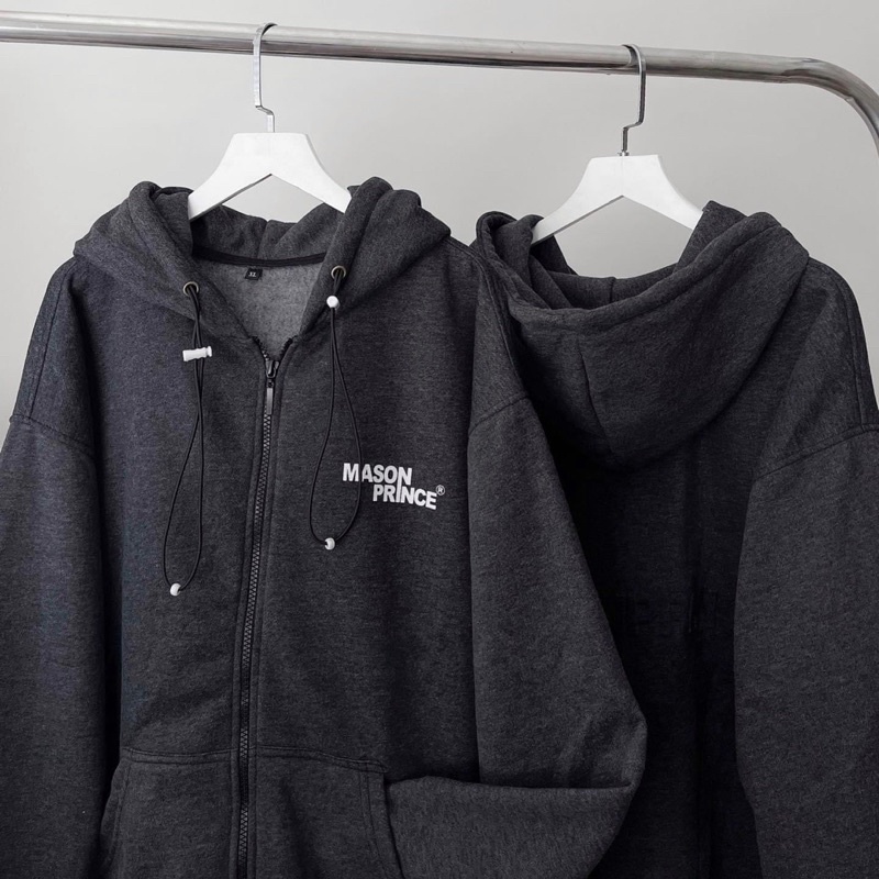 [sẵn] Áo Khoác Zip Kéo Nam Nữ MASON PQK