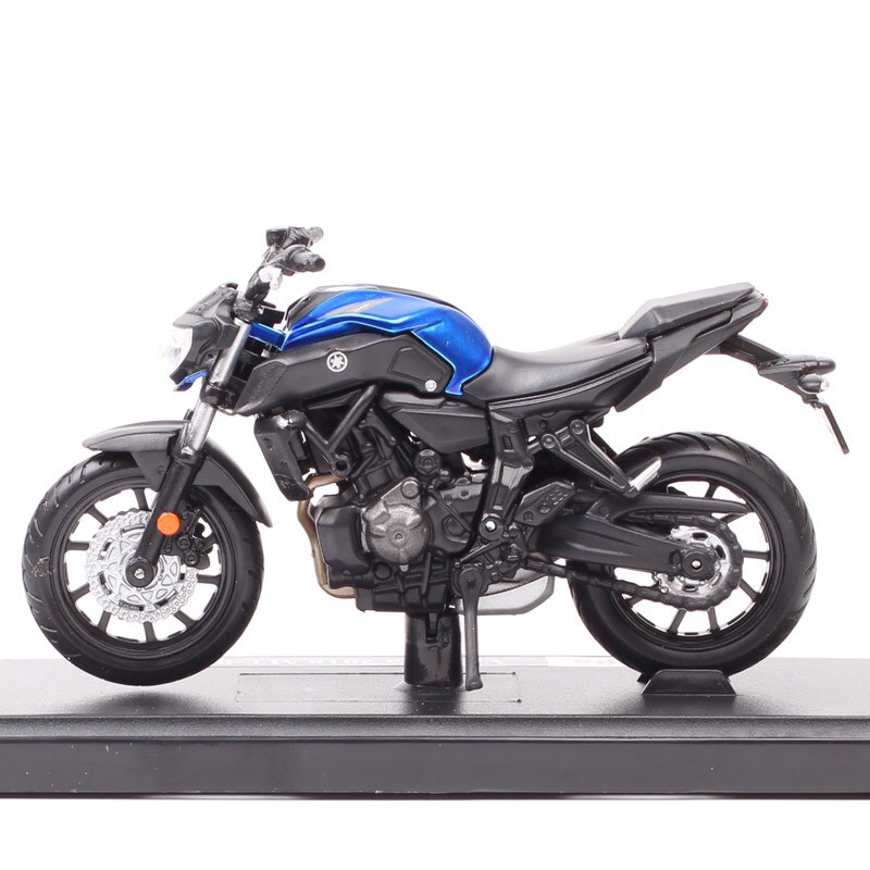 XE MÔ HÌNH MOTO Siêu xe YAMAHA MT-07 2018 - MAISTO tỷ lệ 1:18