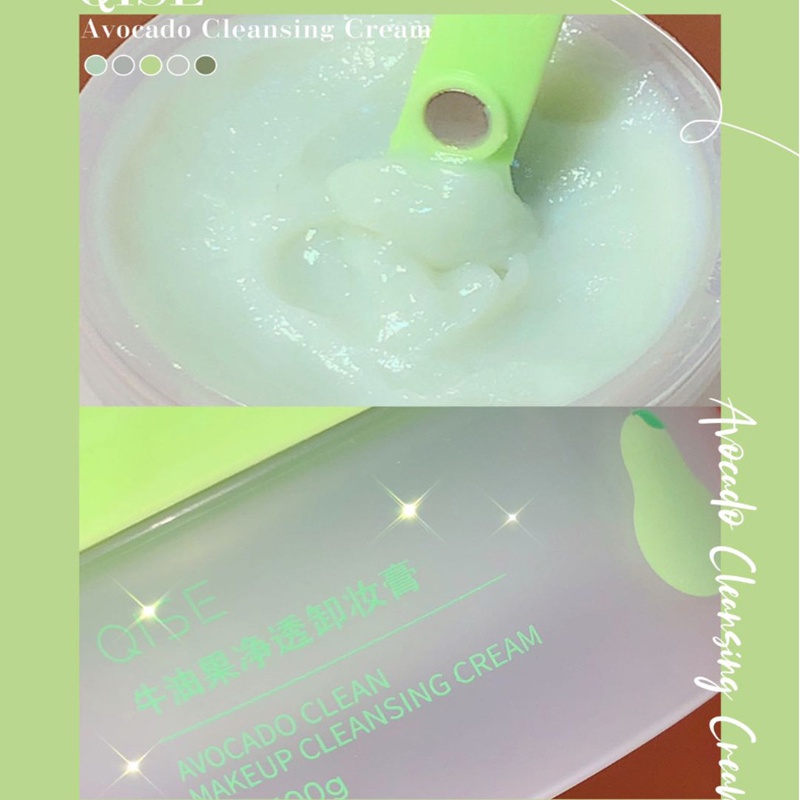 Sáp tẩy trang quả bơ QISE Avocado Purifying Cleansing Balm làm sạch sâu dịu nhẹ dưỡng ẩm sáng da