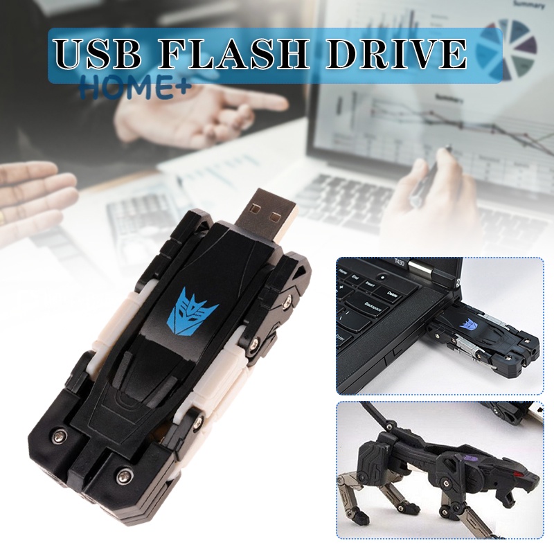 USB 2.0 kiểu robot hoạt hình có thể gấp gọn độc đáo