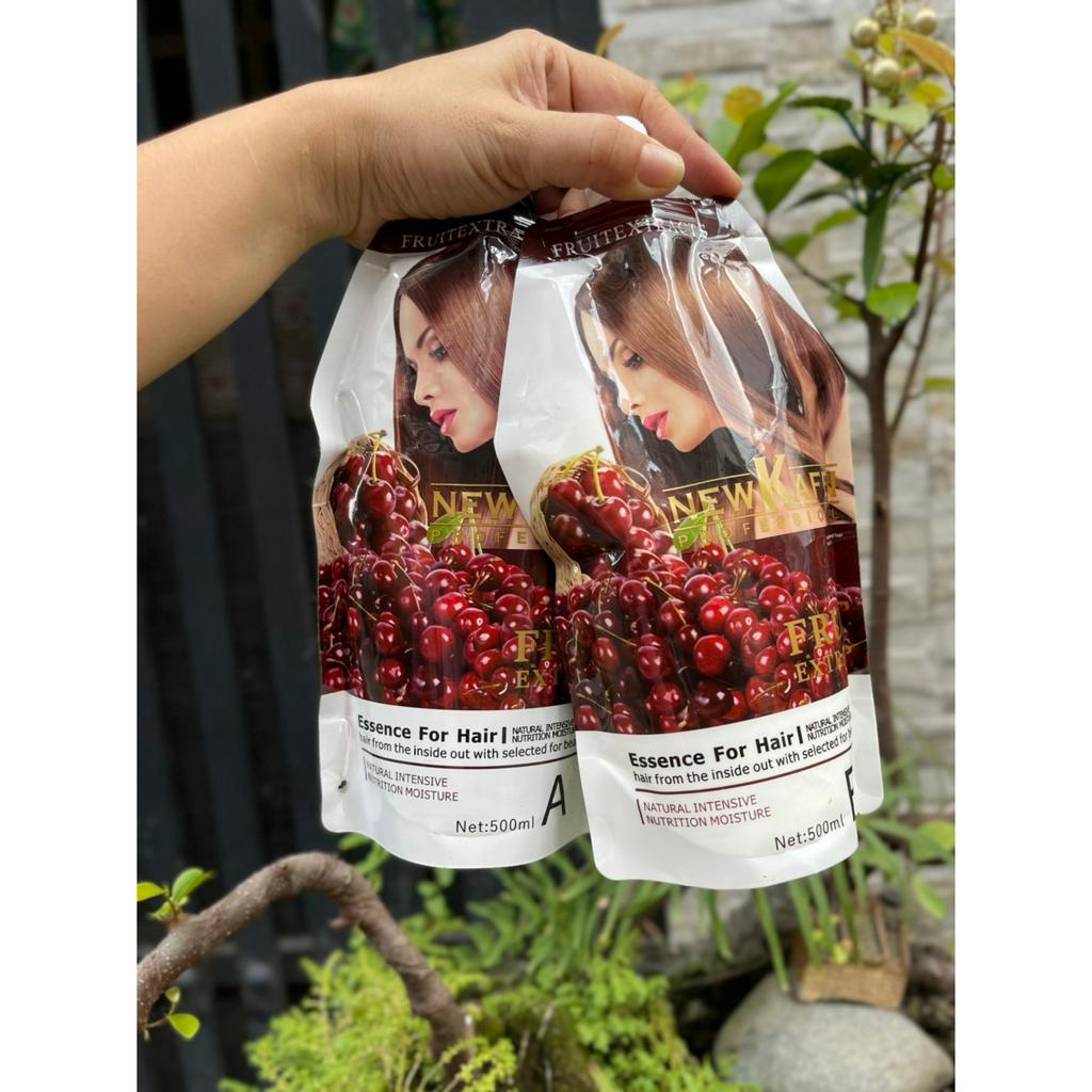 Nhuộm Tóc New Kafen Phủ Bạc Thảo Dược Không Dính Da Đầu 500ml*2