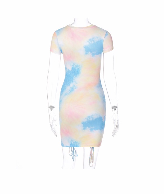 Đầm body nhún 2 bên loang màu hot trend năm nay 👗👗3.28