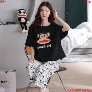 Bộ quần lỡ Paul Frank đen trắng - Micha B44