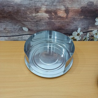 Mâm inox có chắn gió ⚡⚡ Khay Inox có chắn gió - Tiện lợi dùng ngoài trời⚡⚡