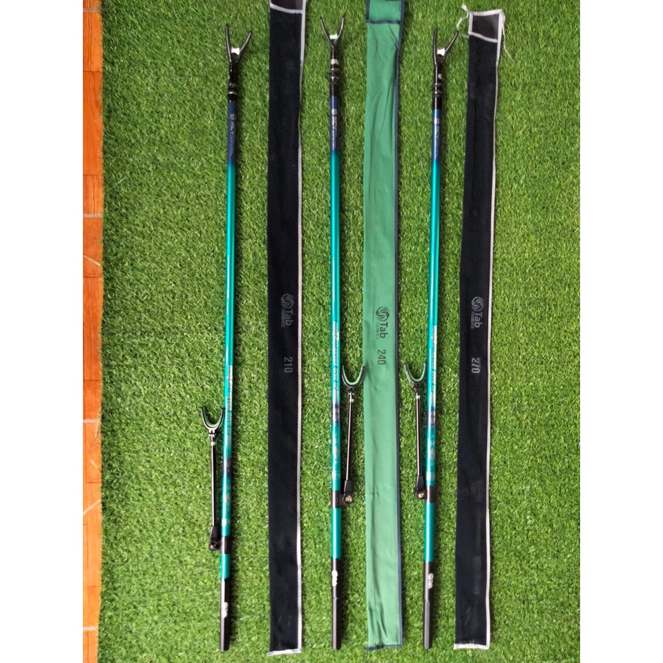 Gác cần câu đài, chống cần câu đài carbon Tab 2.1m, 2.4m, 2.7m