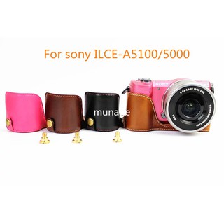 Bao Da Nửa Gập Cho Máy Ảnh Sony Ilce-A5100 / 5000 A5000