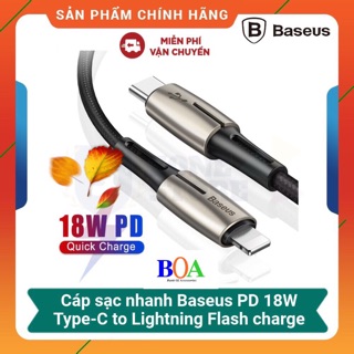 DÂY CÁP SẠC TYPE C TO LIGHTNING 18W CHÍNH HÃNG BASEUS
