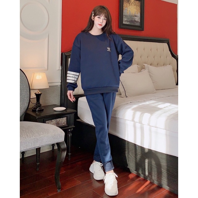 Bộ đồ bầu nỉ bông cực ấm