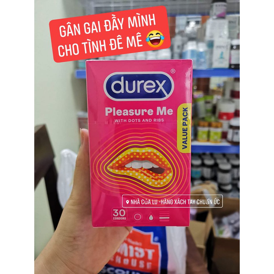 (Hàng Úc )Durex loại có gai 30 cái