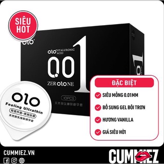 Bao cao su olo đen feeling ultrathin 0,01mm