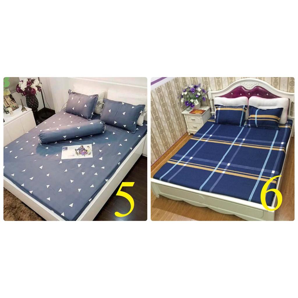 Set ga chun+ 2 vỏ gối + vỏ ôm
