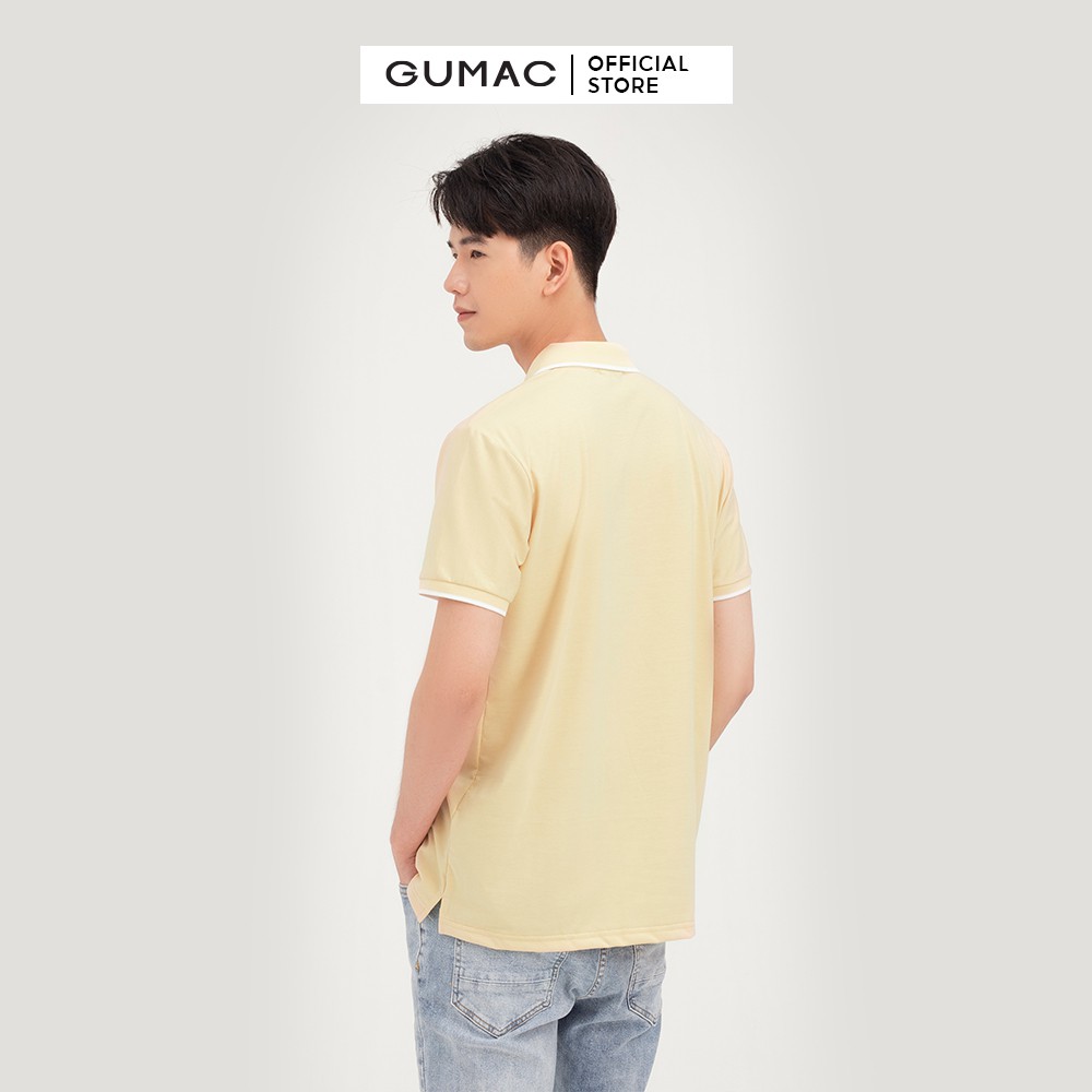 [Mã WABRGU305 giảm 15% đơn 249K] Áo polo nam túi giả GUMAC đủ màu thanh lịch, trẻ trung ATNB481