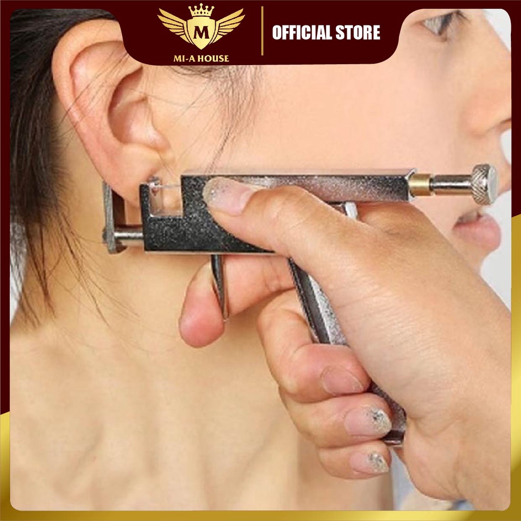 Vỉ đạn bạc bắn lỗ tai, khuyên bấm lỗ tai và núm bịt mua thêm cho súng bấm lỗ tai