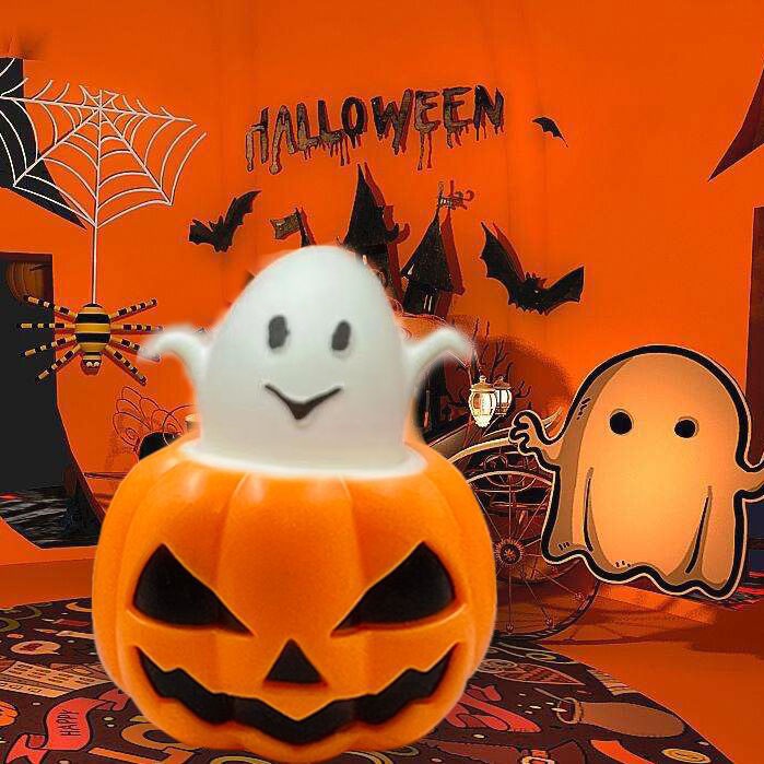 1 Đồ Chơi Bóp Giảm Căng Thẳng Hình Bí Ngô Halloween