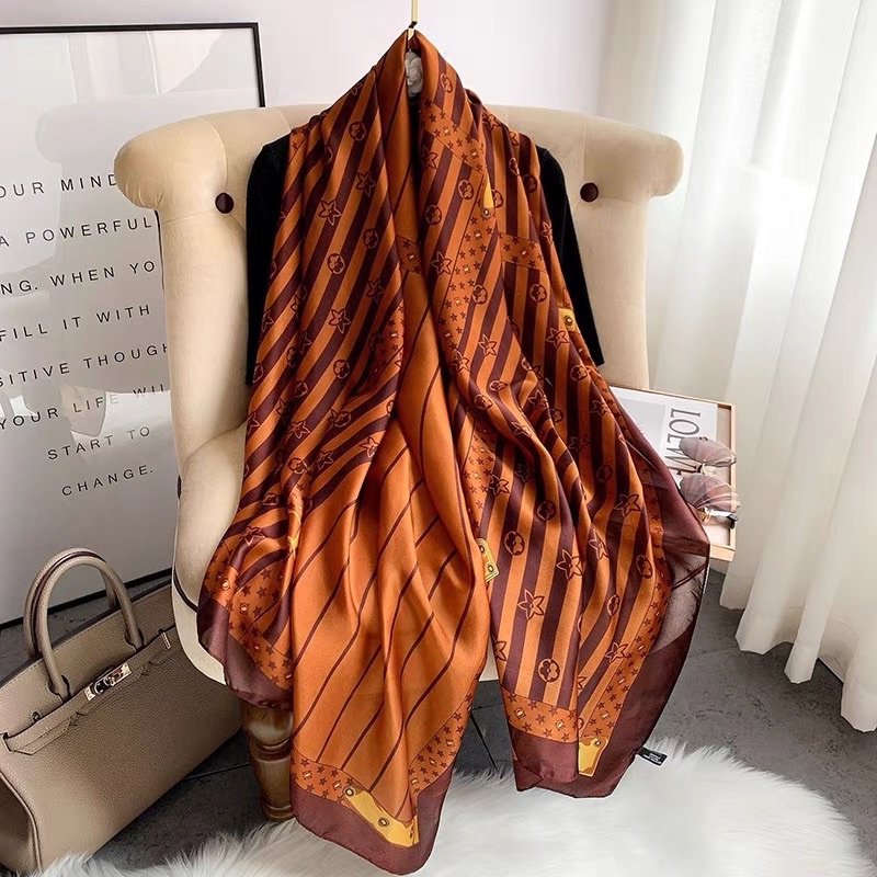 Khăn choàng lụa cao cấp size 90x180cm