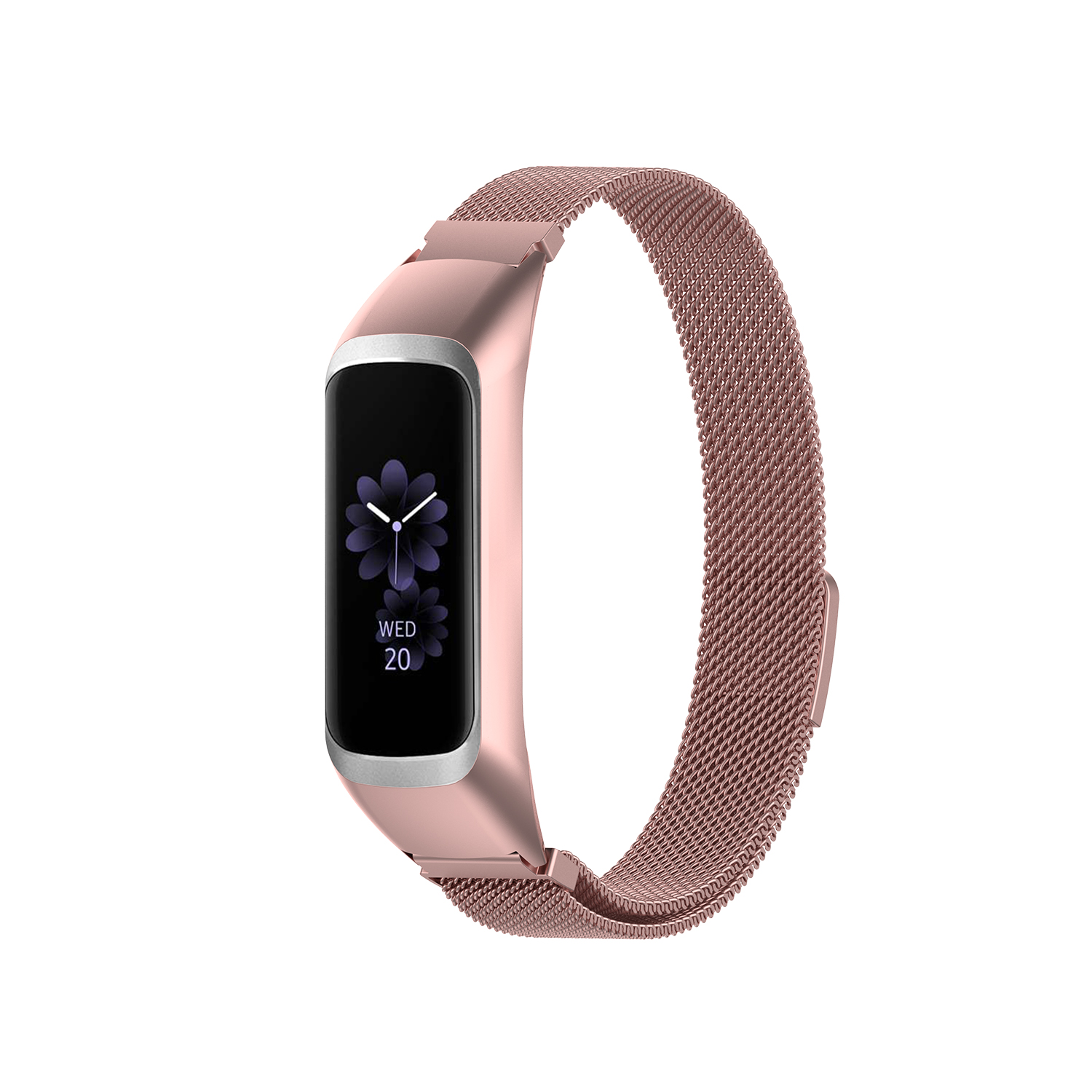 Dây đeo bằng thép không gỉ Milanese cho đồng hồ thông minh Samsung Galaxy Fit 2 Sm-R220