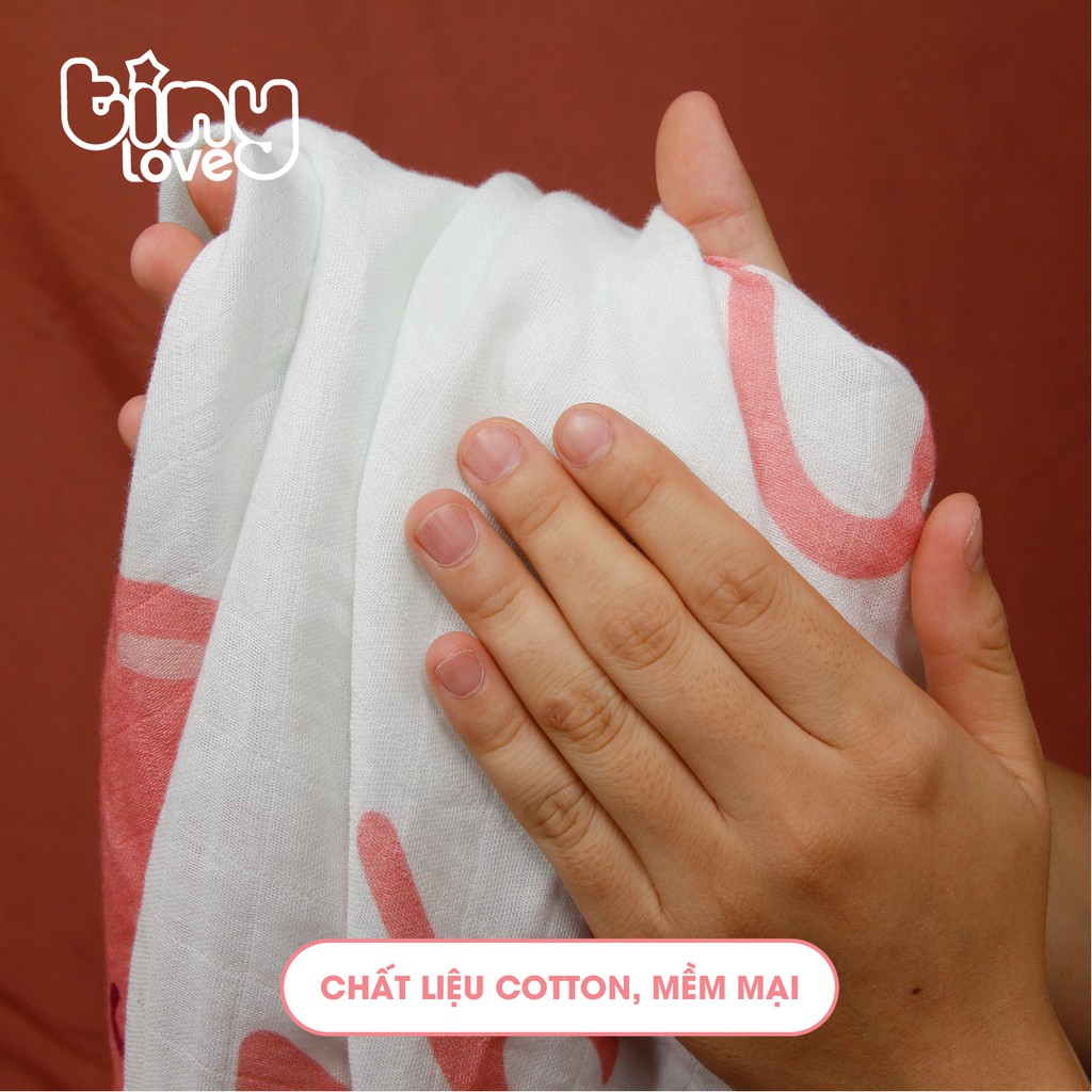 Set 2 khăn tắm đa năng cho cả gia đình Muslin sợi tre Bamboo TiniLove ,phù hợp sử dụng như chăn đắp, quấn ủ cho bé