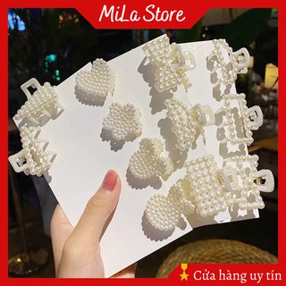 Kẹp tóc ngọc trai xinh xắn