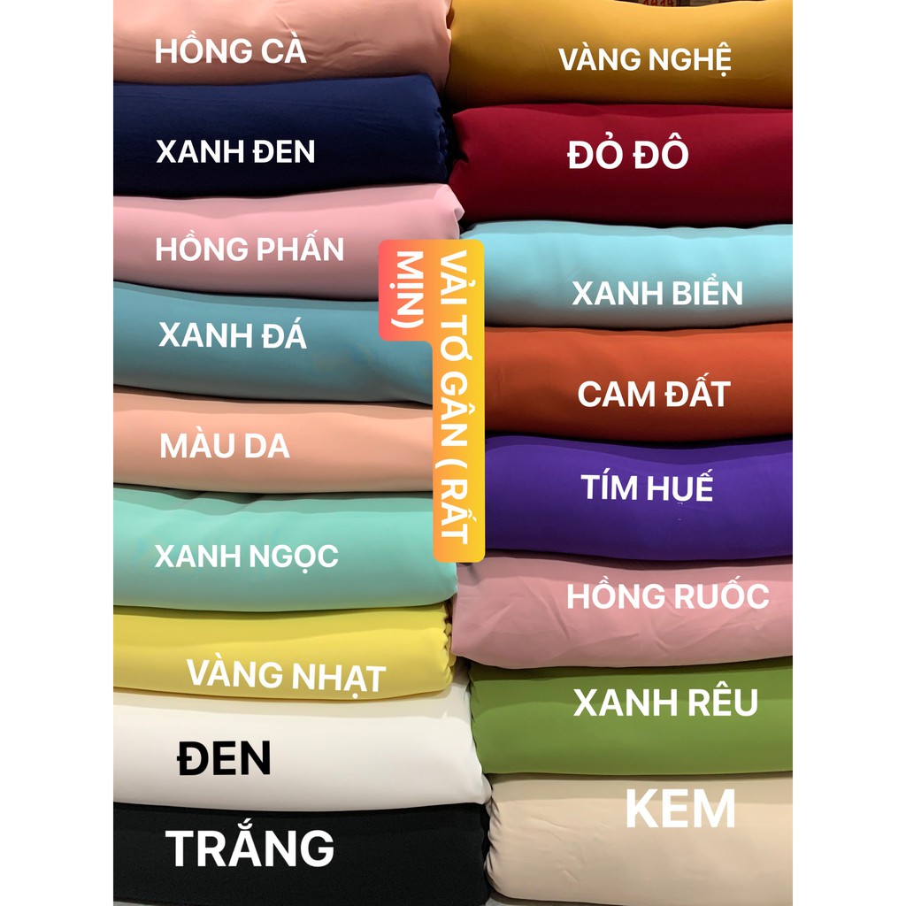 VẢI TƠ GÂN MAY ÁO DÀI-DÒNG VẢI TRUNG CẤP