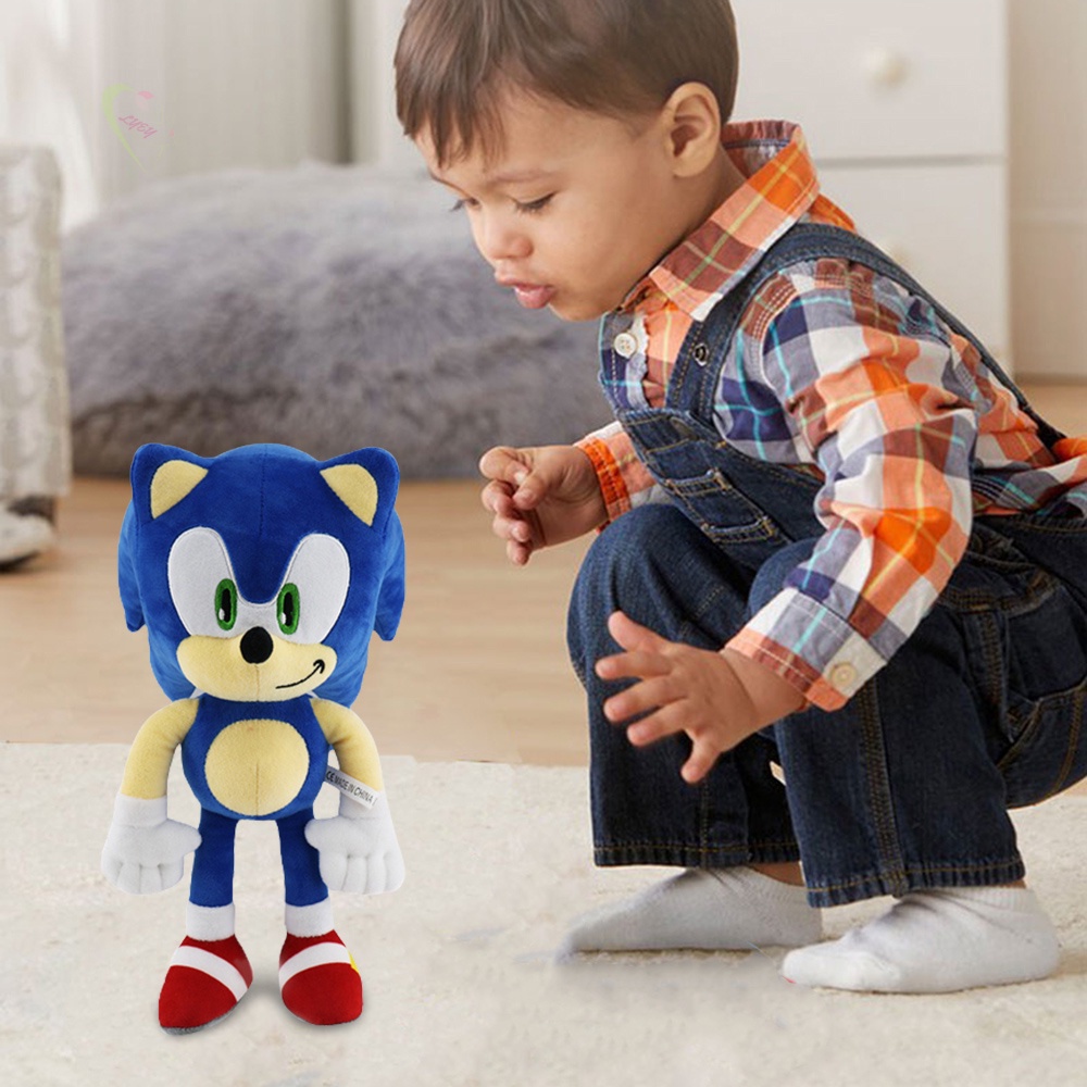 Đồ chơi nhồi bông Hình Nhím Sonic Mềm Mại Đáng Yêu Cho Bé