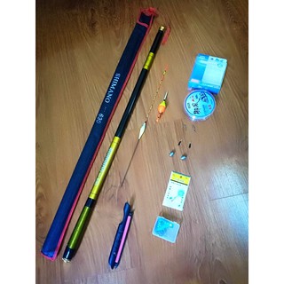xả hàng combo bộ cần câu tay shimano 5m4 tải cá 10kg ( giá 499k giảm còn 290k )