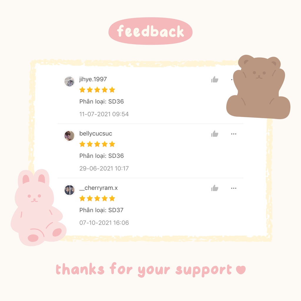 Deco sticker phong cách Hàn Quốc trang trí polaroid, toploader