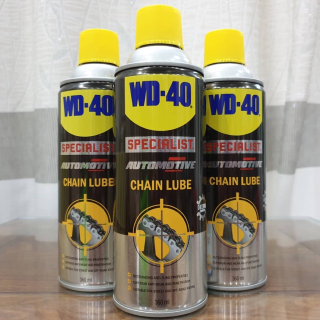 Chai Xịt bảo dưỡng sên WD-40 dạng tơ “ không văng “