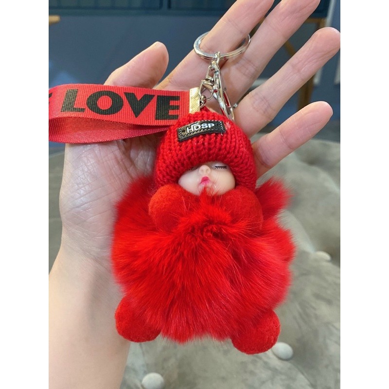 Gấu làm móc đeo xinh xắn em về hàng nhá