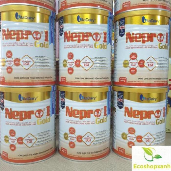 Combo 3 lon Sữa Nepro gold 1 400g/Date mới nhất thị trường T5.2023