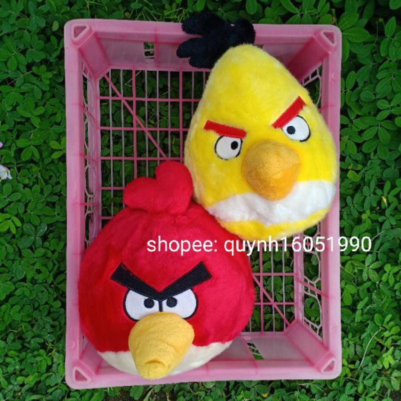 Gấu nhồi bông Đầu chim angry birds 20cm