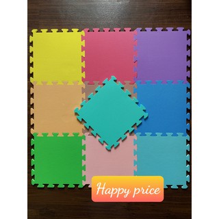 Bộ Thảm xốp TRƠN ghép trẻ em 32*32*1cm (10 miếng)